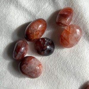 Fire quartz tumble set (6)